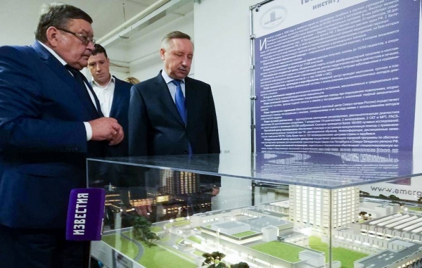 Около 6,4 млрд рублей выделят на строительство нового корпуса НИИ скорой помощи Петербурга  