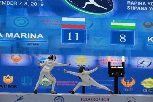 Серебро международного турнира по фехтованию в Ташкенте – у химкинской шпажистки Марины Кесаевой?