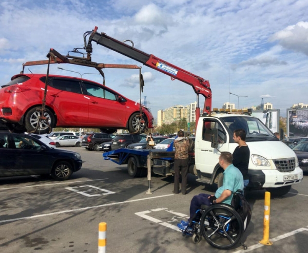 Рейд по доступности инвалидных парковочных мест 