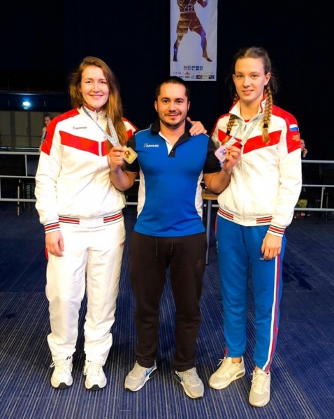 Ирина Ларионова и Екатерина <span id=