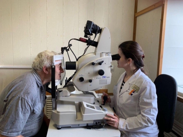 В Химкинскую больницу поступил аппарат для диагностики органов зрения
