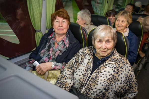 Юбилейную автобусную экскурсию совершили пенсионеры из Химок