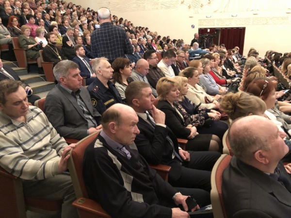 Андрей Разин принимает участие в ежегодном отчёте главы городского округа Серпухов