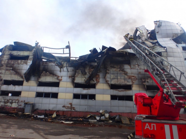 Почему загорелось здание на улице Репина в Химках 