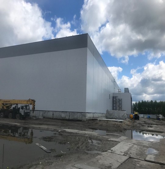 Завершено строительство нового корпуса завода замороженных полуфабрикатов в подмосковном Электрогорске