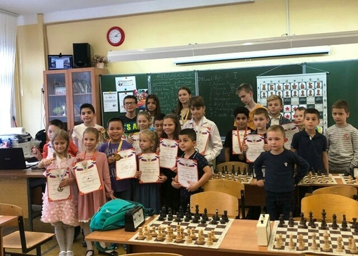 Юные шахматисты спортшколы "Химки" разыграли медали на турнире в Левобережном♟
