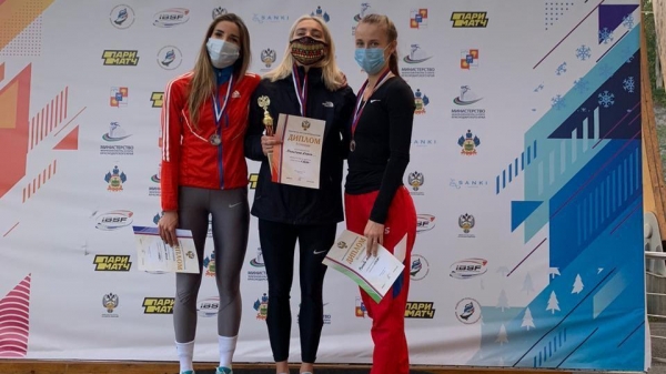 Подмосковная спортсменка Елена Никитина выиграла золотую медаль на Кубке России по скелетону