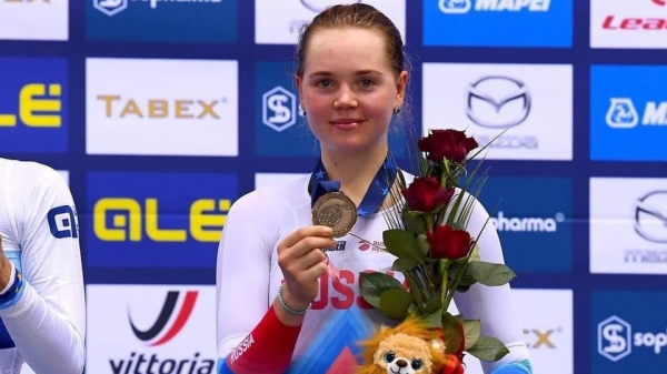 Подмосковная спортсменка стала бронзовым призером чемпионата Европы по велоспорту