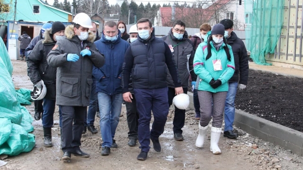 Владимир Локтев проверил ход строительства объектов образования в Рузском городском округе