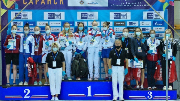 Сборная Подмосковья завоевала серебряные награды на чемпионате России по плаванию