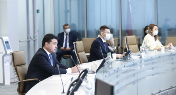 Селекторное совещание губернатора Подмосковья Андрея Воробьева