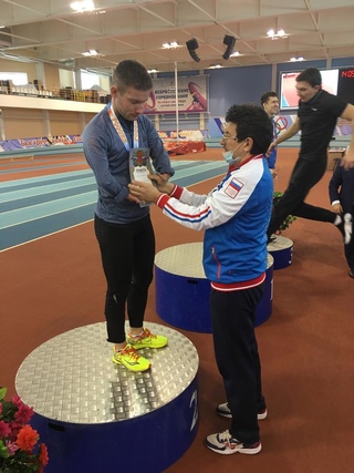 Василий Вигилянский и Виктория Рогачкова стали серебряными призёрами всероссийских соревнований по лёгкой атлетике ПОДА?