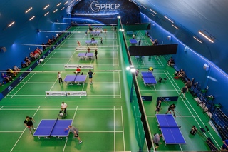 В химкинском центре Space разыграли партии чемпионата и Спартакиады по настольному теннису?
