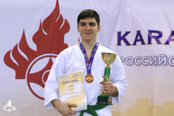 Каратист Химок Иван Нечаев вернулся из Калининграда с бронзой международного турнира Junior Baltic Cup??