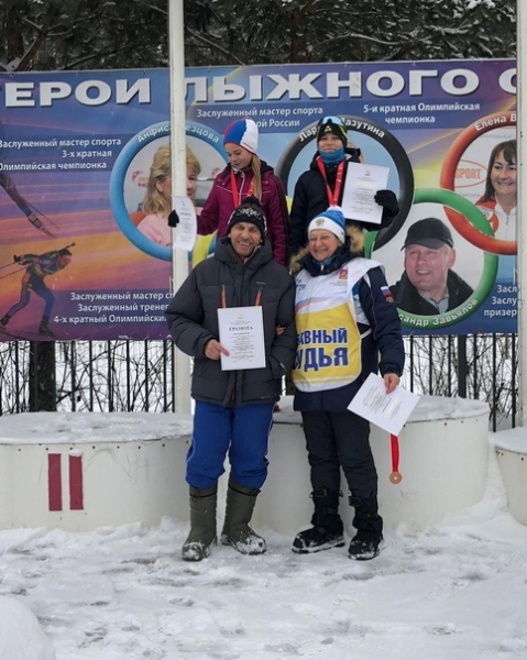 Победа химкинской лыжницы Анастасии Богдановой на областных Соревнованиях на призы Елены Вяльбе??