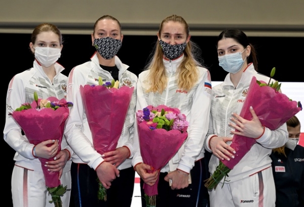 Татьяна Андрюшина - серебряный призёр командного этапа Кубка мира по фехтованию??