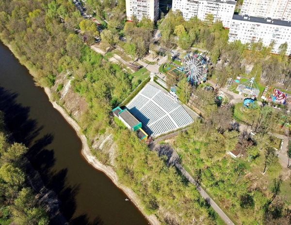 Парк имени Виктора Талалихина реконструируют в Подольске
