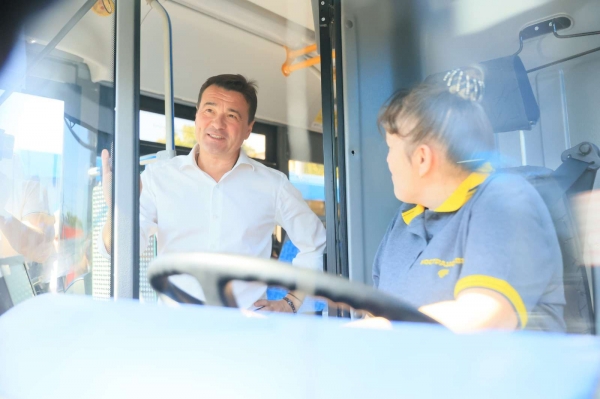 Подмосковье получило еще 110 новых автобусов с USB-зарядками — Андрей Воробьев