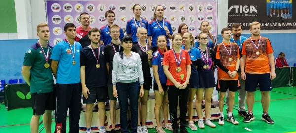 Сурдоспортсмены Химок выиграли семь наград Кубка России по настольному теннису