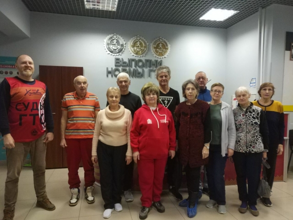 Участники клуба «Активное долголетие» выполнили нормативы ГТО