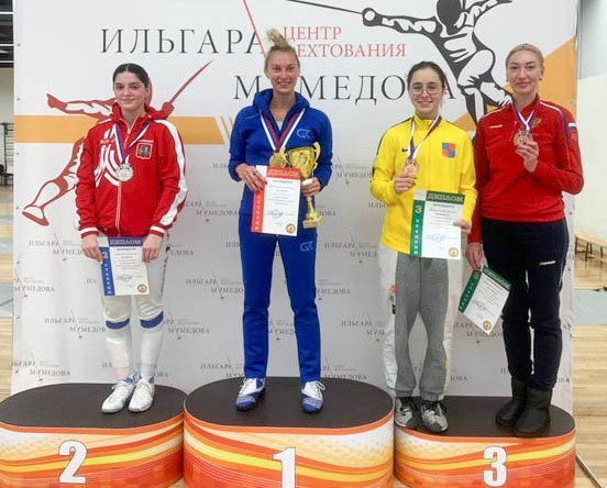 Татьяна Андрюшина выиграла бронзу первого в новом году всероссийского фехтовального турнира