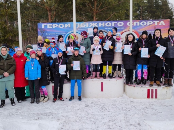 Завершились домашние старты по лыжным гонкам спортшколы по ЗВС