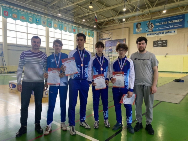 Фехтовальная команда химкинской СШОР — на третьем месте турнира «Окские клинки»