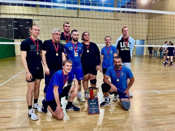 Волейбольная команда спортшколы «Лунёво» — обладатель кубка Зеленоградской любительской волейбольной лиги